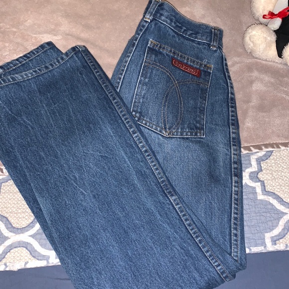 Vintage 70s high waisted jeans - Picture 1 of 4